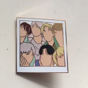 BTS enamel pin